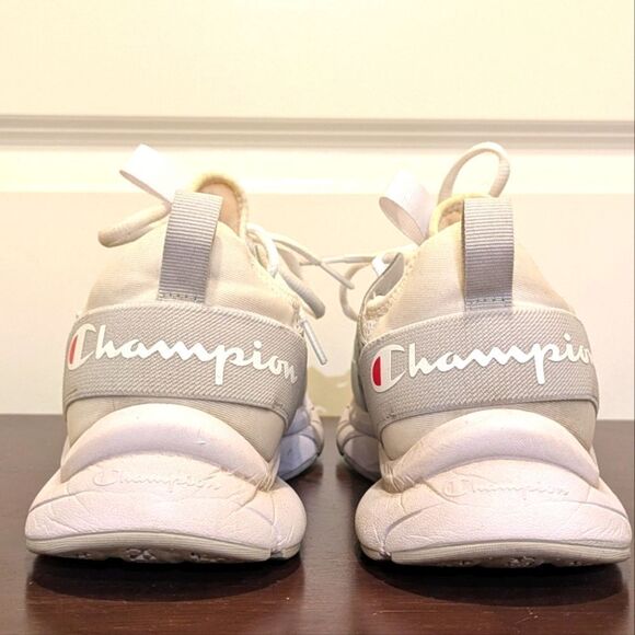 EUC Champion Flare Size 10W Light Grey Running Shoes - Picture 5 of 7